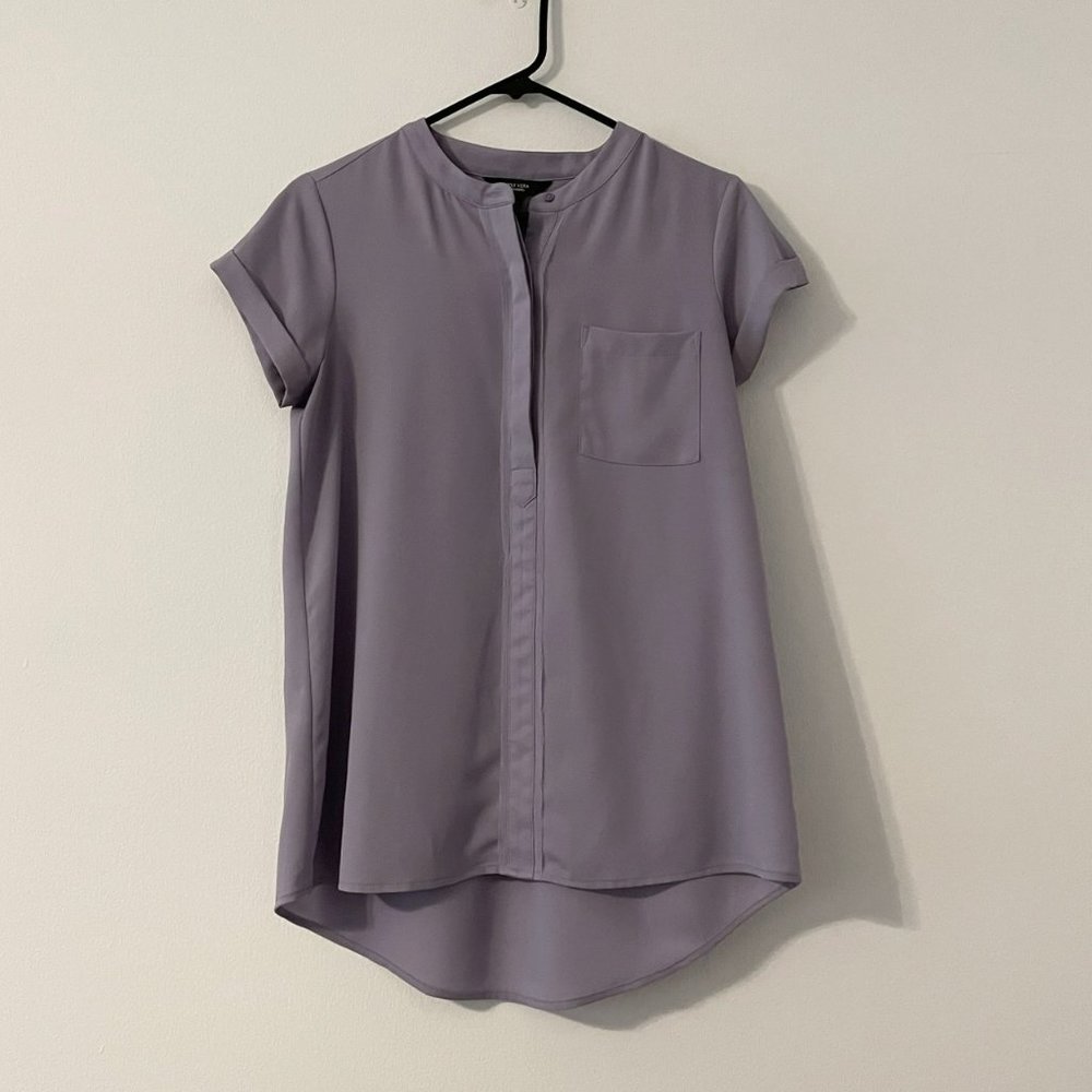 Simply Vera Vera Wang Purple Sleeveless Blouse